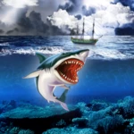 ocean storm live wallpaper android application logo